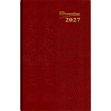 Brownline&reg; Traditional Diary Daily Pocket 4-3/4"x3" English Assorted Colours