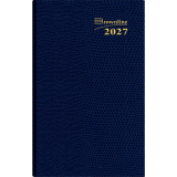 Brownline&reg; Traditional Diary Daily Pocket 4-3/4"x3" English Assorted Colours