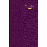 Brownline&reg; Traditional Diary Daily Pocket 4-3/4"x3" English Assorted Colours