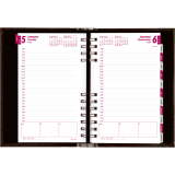 Brownline&reg; CoilPro&trade; Daily Diary 8"x5" English Black