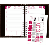 Brownline&reg; CoilPro&trade; Daily Diary 8"x5" English Black