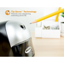 Bostitch&reg; QuietSharp&trade; Executive Electric Pencil Sharpener Black