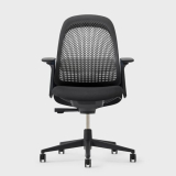 Haworth Breck Office Chair w/GeoStretch Back & Lumbar Support Black