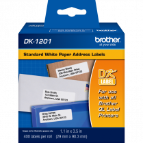 Brother&reg; P-Touch&reg; Die-Cut Standard Address Labels 3-1/2x1-1/7" 400/box