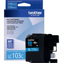 Brother Inkjet Cartridge High Yield LC103CXL Cyan