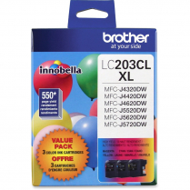 Brother Inkjet Cartridges High Yield LC2033PKS Colour 3/pkg