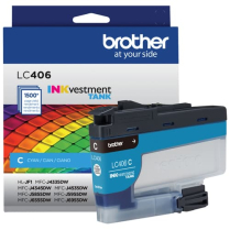 Brother Inkjet Cartridge LC406 Cyan