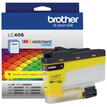Brother Inkjet Cartridge LC406 Yellow