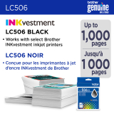 Brother Inkjet Cartridge LC506 Standard Yield Black