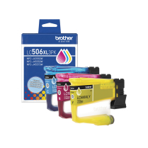 Brother Inkjet Cartridge LC506XL3PKS High Yield 3/pkg Colour