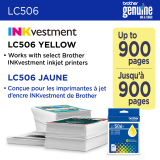 Brother Inkjet Cartridge LC506 Standard Yield Yellow