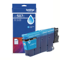 Brother Inkjet Cartridge LC507 Ultra High Yield Cyan