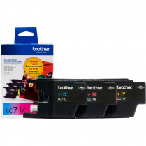 Brother Inkjet Cartridges LC713PKS Cyan, Yellow, Magenta 3/pkg