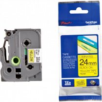 Brother&reg; P-Touch&reg; TZ Tape 1" Black on Yellow