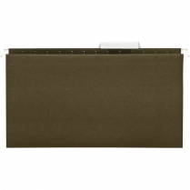 Business Source Hanging Folder Legal 25/Box Standard Green