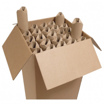 Crimped Mailing Tube 24"x2" Kraft