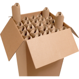 Crimped Mailing Tube 24"x2" Kraft