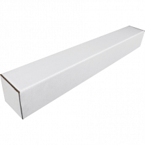Square Mailing Tube 25"x3" White