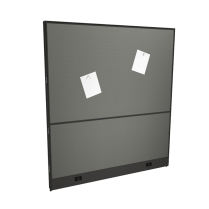 *Lightly Used* Heartwood Innovations Work Space Divider Panel 60"Wx66"H Grey