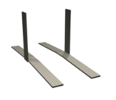 *Lightly Used* Heartwood Innovations Work Space Freestanding Panel Bases 2/set