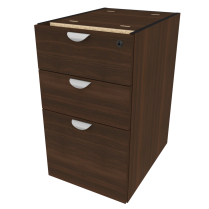 *Lightly Used* Heartwood Innovations Pedestal w2 Box & 1 File Drawer NO TOP Evening Zen