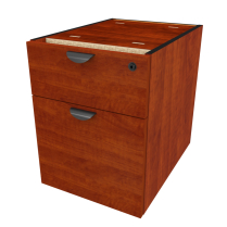 *Lightly Used* Heartwood Innovations Hanging Pedestal w1 Box & 1 File Drawer NO TOP Autumn Maple