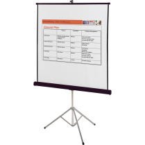 *Lightly Used* Quartet&reg; Portable Tripod Projection Screen 60" x 60