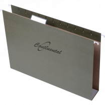 Continental Extra Capacity Hanging Folders Letter 2" Standard Green 25/box