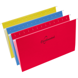 Continental Hanging Folders Legal Assorted Colours 25/box