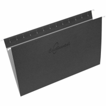 Continental Coloured Hanging Folders Legal Black 25/box