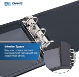 Davis Group 1-Up Cheque Binder 3/4" Black