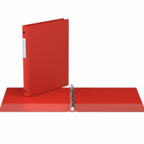 Davis Group&reg; Essential Round Ring Binder 5/8" Red 