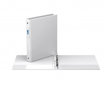 Davis Group&reg; Essential D-Ring Binder 1" White