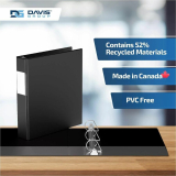 Davis Group&reg; Essential D-Ring Binder 1-1/2" Black