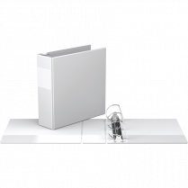 Davis Group&reg; Essential D-Ring Binder 3" White