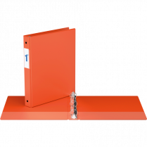 Davis Group&reg; Essential Premium Economy Round Ring Binder 1" Orange