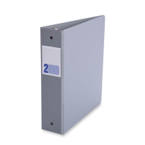 Davis Group&reg; Essential Premium Economy Round Ring Binder 2" Grey