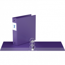 Davis Group&reg; Essential Premium Economy Round Ring Binder 2" Purple