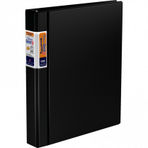 Davis Group Deluxe QuickFit&reg; Heavy Duty D-Ring Binder 1" Black