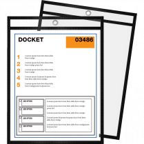 Davis Group QuickFit&reg; Shop Ticket Holder 9"x12" Black