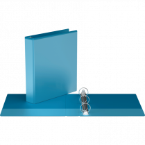 Davis Group Easyview&reg; Premium Round Ring Binder 1-1/2" Turquoise Blue