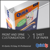 Davis Group QuickFit&reg; Junior View Binder 5-1/2"x8-1/2" Binder 1" White