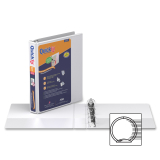 Davis Group QuickFit&reg; Junior View Binder 5-1/2"x8-1/2" Binder 1" White