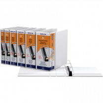 Davis Group QuickFit&reg; PRO HD Single Touch Pin-Lock&reg; View Binder 1" White