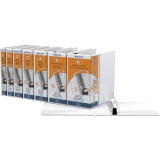 Davis Group QuickFit&reg; PRO HD Single Touch Pin-Lock&reg; View Binder 1" White