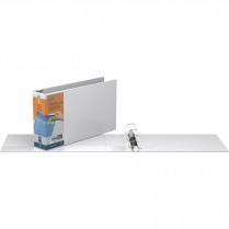 Davis Group Deluxe QuickFit&reg; Heavy Duty Spreadsheet View D-Ring Binders 3", White