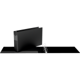 Davis Group Deluxe Heavy Duty Spreadsheet D-Ring Binder 2" Black