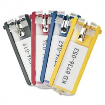 Durable Key Clip Assorted Colours 6/pkg