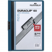 Durable Duraclip 60 Report Cover 60sheet capacity Dark Blue