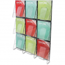 Deflecto Stand-Tall Preassembled Literature Rack Wall System